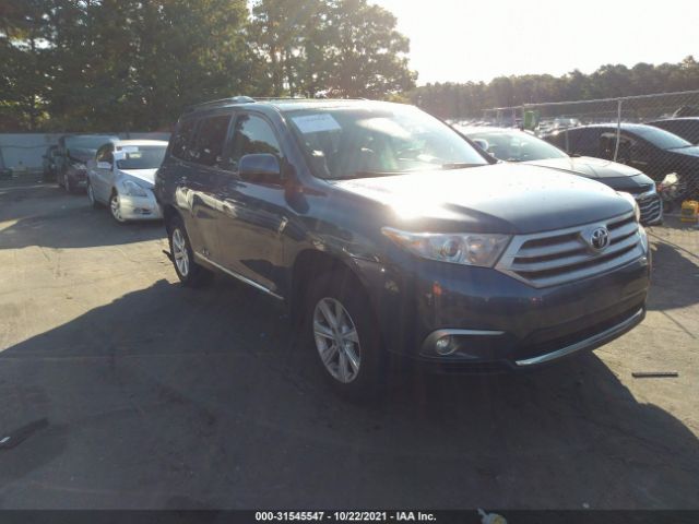 TOYOTA HIGHLANDER 2013 5tdbk3eh2ds272233