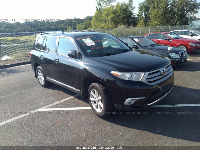 TOYOTA HIGHLANDER 2013 5tdbk3eh2ds277402