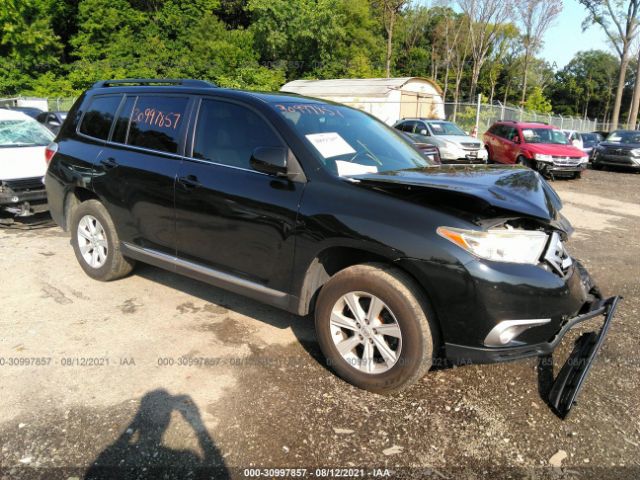 TOYOTA HIGHLANDER 2013 5tdbk3eh2ds277724