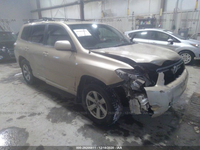 TOYOTA HIGHLANDER 2010 5tdbk3eh3as013245