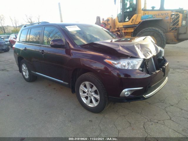 TOYOTA HIGHLANDER 2011 5tdbk3eh3bs057859