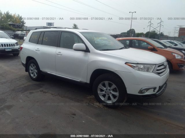 TOYOTA HIGHLANDER 2011 5tdbk3eh3bs073690