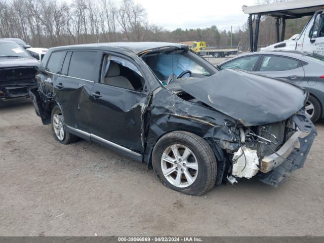 TOYOTA HIGHLANDER 2011 5tdbk3eh3bs091543