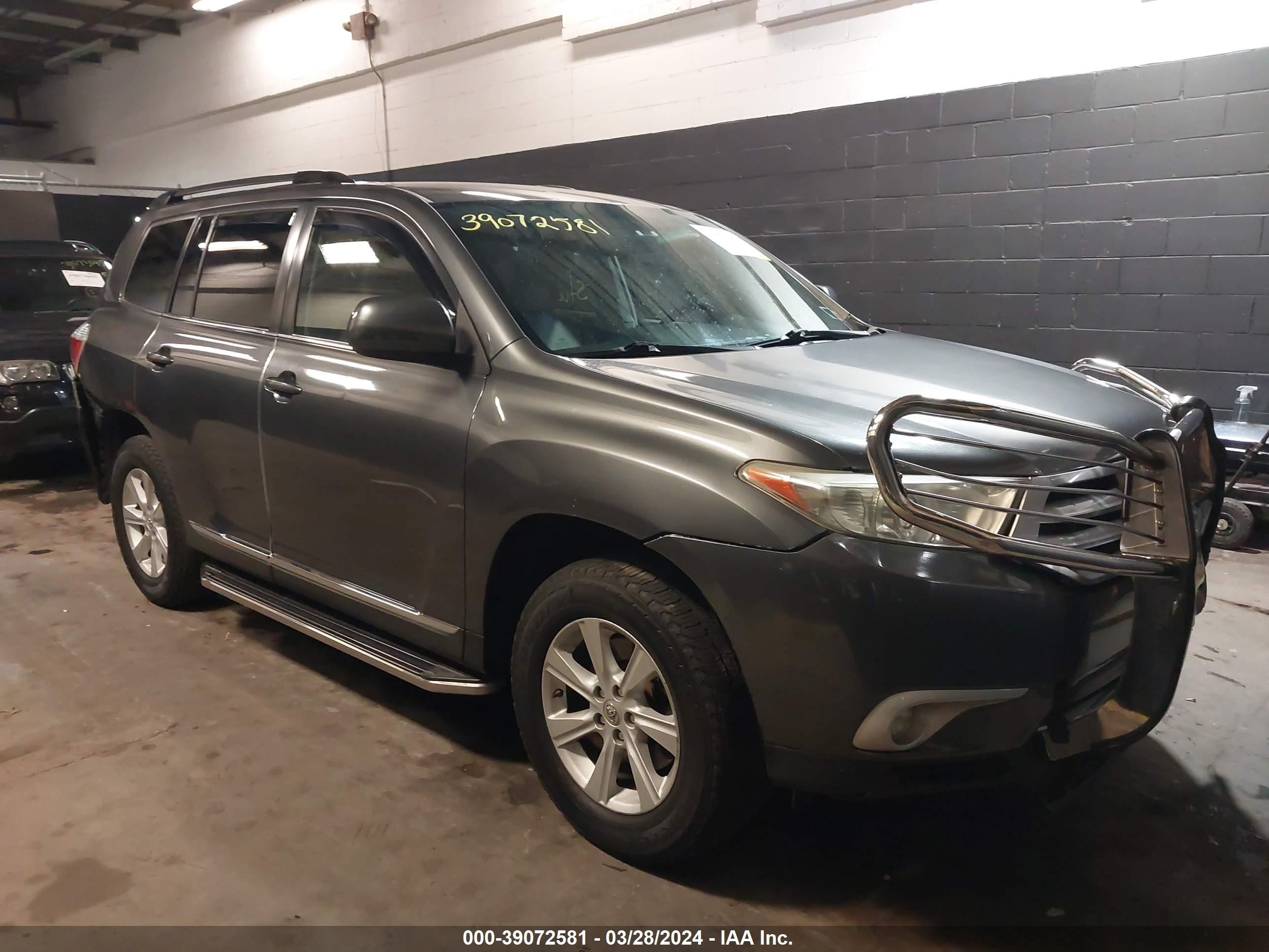 TOYOTA HIGHLANDER 2012 5tdbk3eh3cs096016