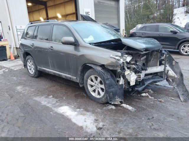 TOYOTA HIGHLANDER 2012 5tdbk3eh3cs098509