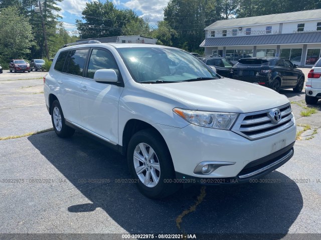 TOYOTA HIGHLANDER 2012 5tdbk3eh3cs107936