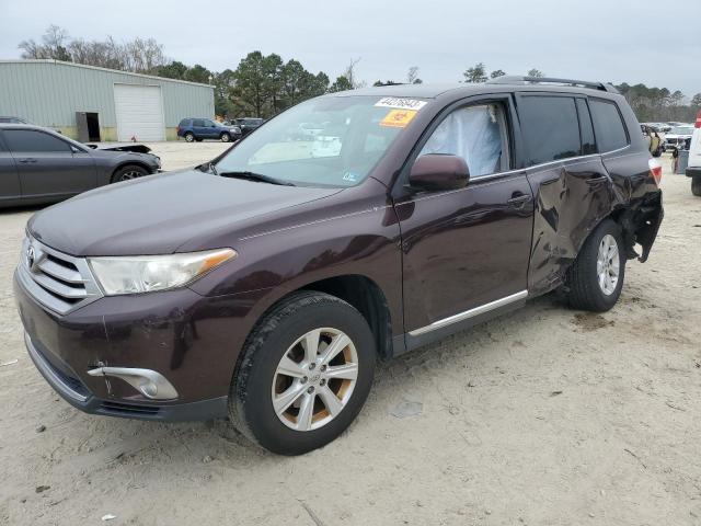 TOYOTA HIGHLANDER 2012 5tdbk3eh3cs111629