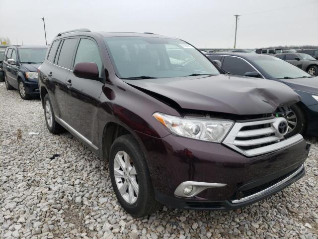 TOYOTA HIGHLANDER 2012 5tdbk3eh3cs113493