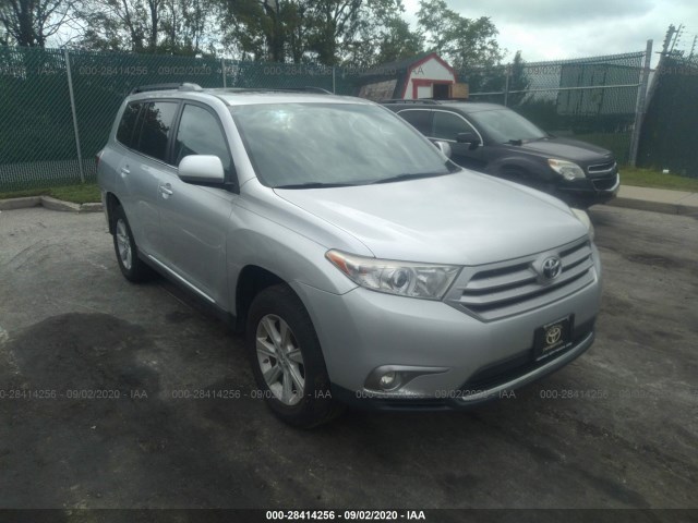 TOYOTA HIGHLANDER 2012 5tdbk3eh3cs123098