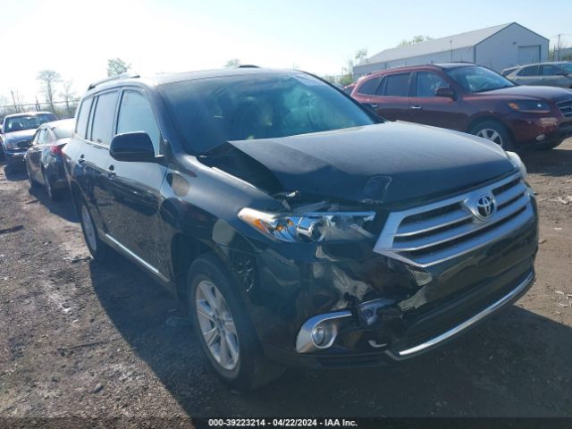 TOYOTA HIGHLANDER 2012 5tdbk3eh3cs134358