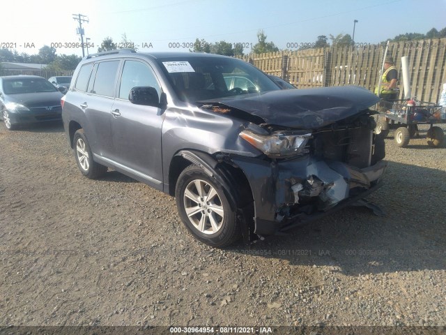 TOYOTA HIGHLANDER 2012 5tdbk3eh3cs139625