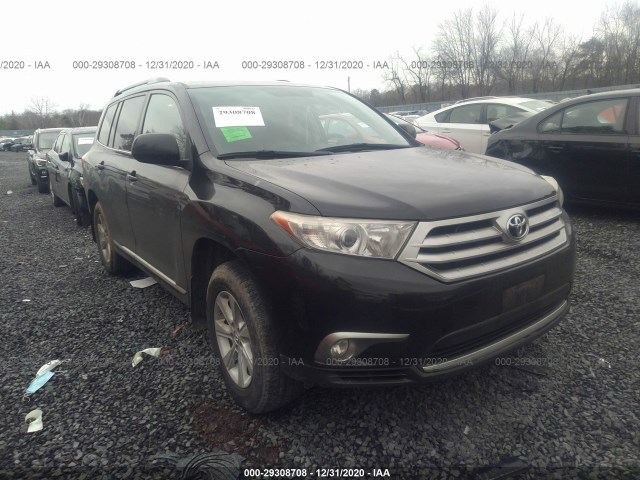 TOYOTA HIGHLANDER 2012 5tdbk3eh3cs142962