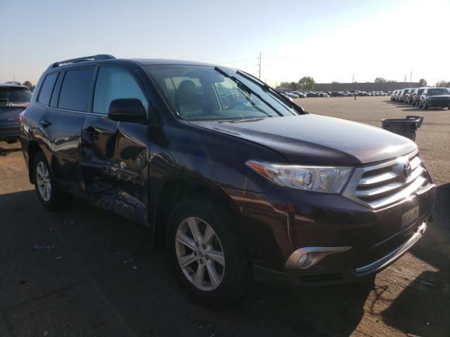 TOYOTA HIGHLANDER 2012 5tdbk3eh3cs147191