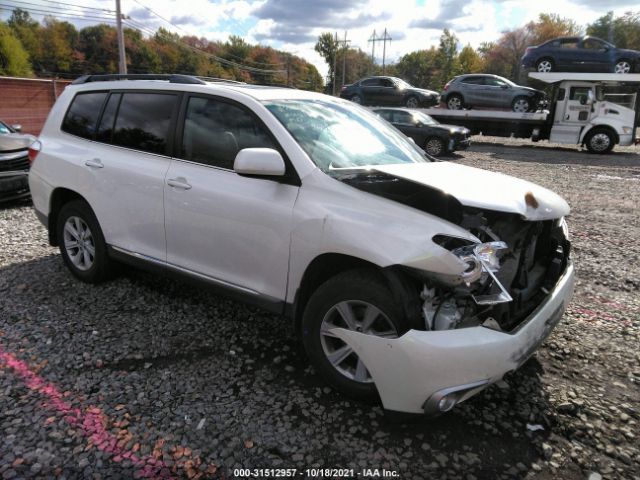 TOYOTA HIGHLANDER 2012 5tdbk3eh3cs159180