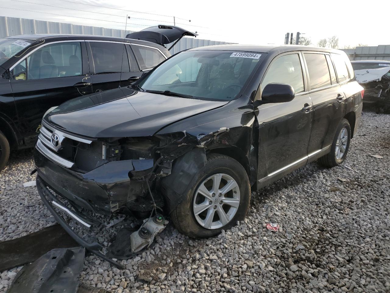 TOYOTA HIGHLANDER 2012 5tdbk3eh3cs164055