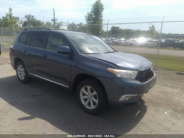 TOYOTA HIGHLANDER 2012 5tdbk3eh3cs164833