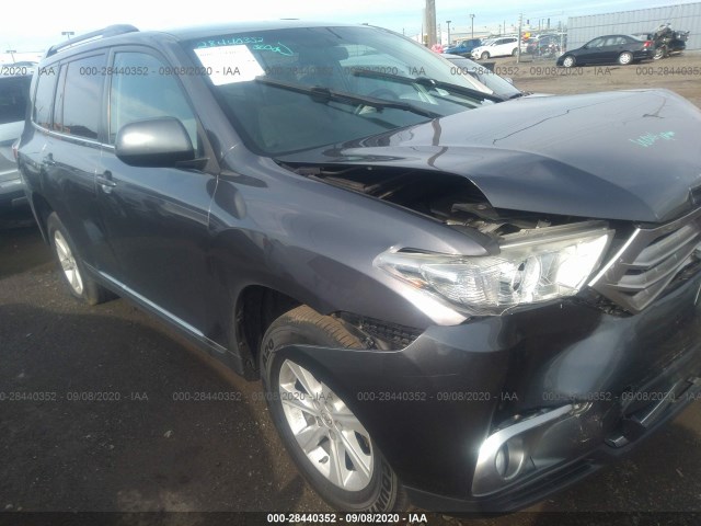 TOYOTA HIGHLANDER 2012 5tdbk3eh3cs165013