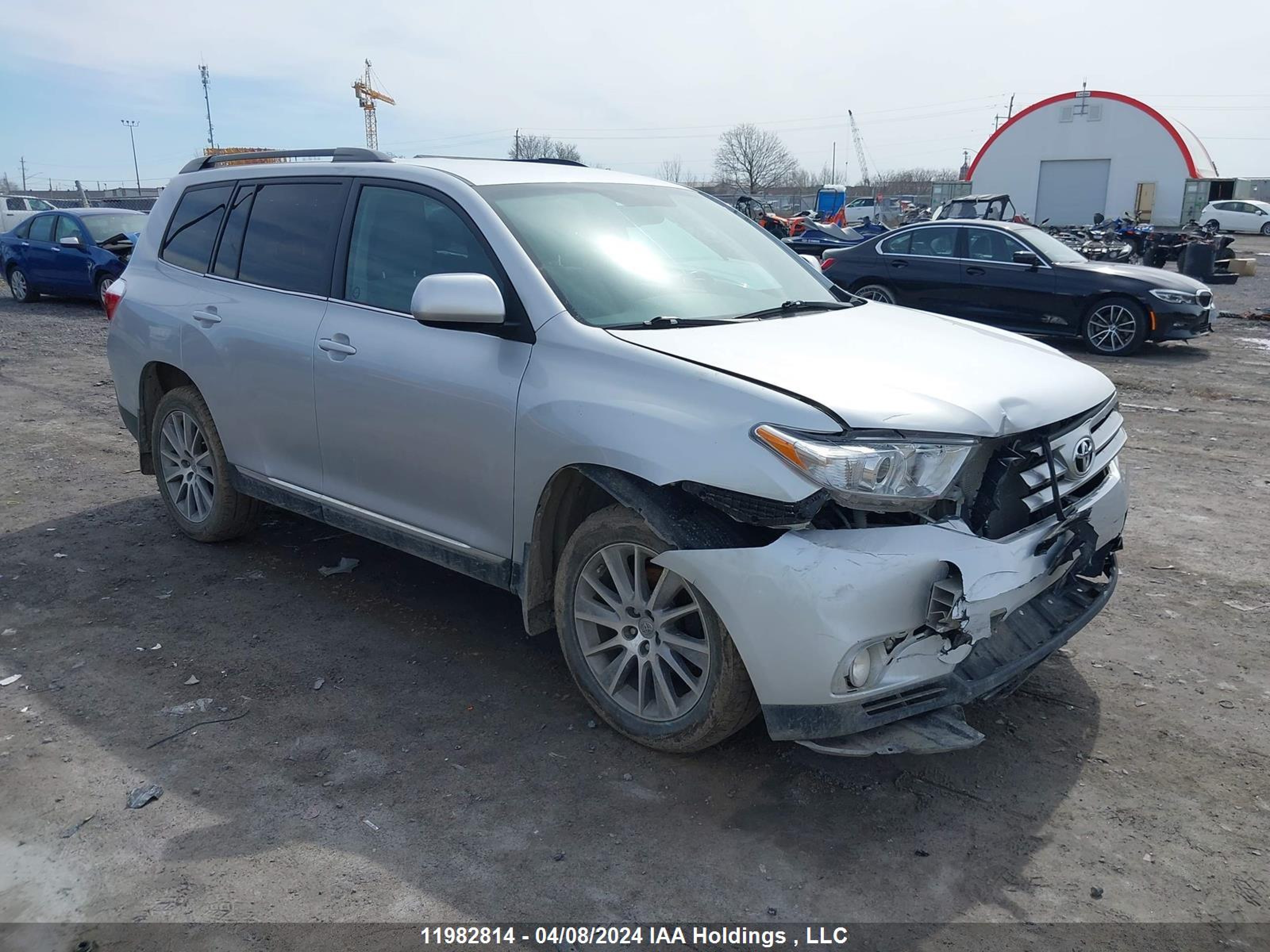 TOYOTA HIGHLANDER 2013 5tdbk3eh3ds176689