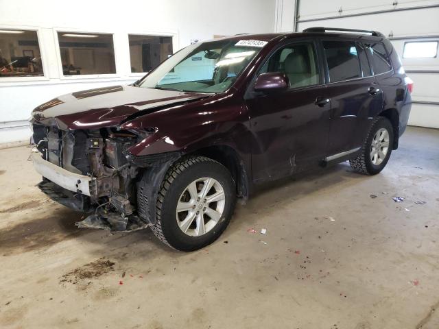 TOYOTA HIGHLANDER 2013 5tdbk3eh3ds177390