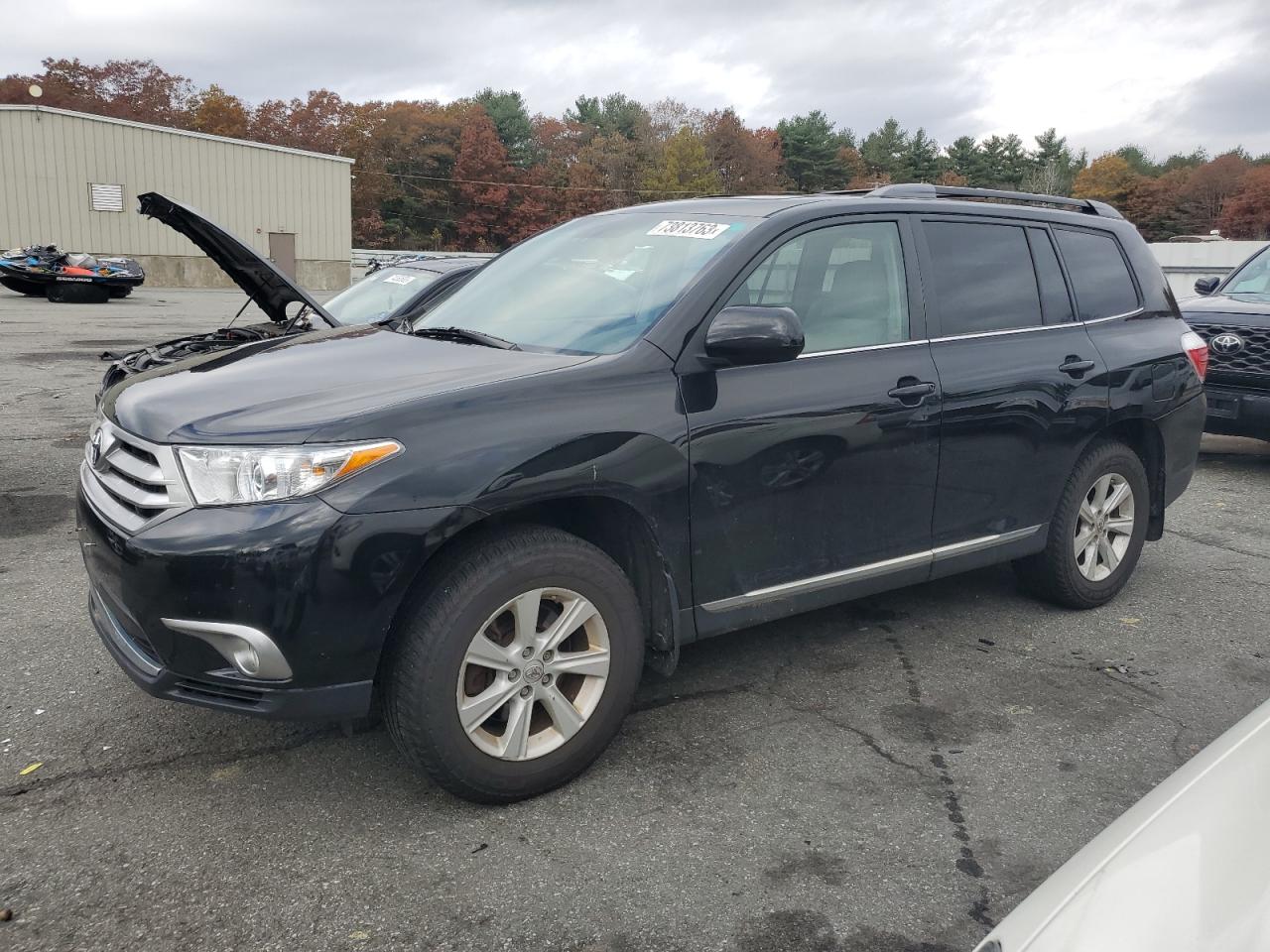 TOYOTA HIGHLANDER 2013 5tdbk3eh3ds182122