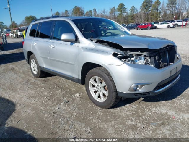 TOYOTA HIGHLANDER 2013 5tdbk3eh3ds188955