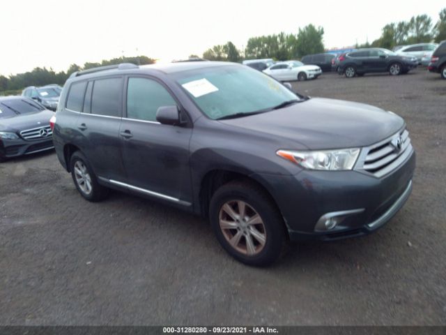 TOYOTA HIGHLANDER 2013 5tdbk3eh3ds196456