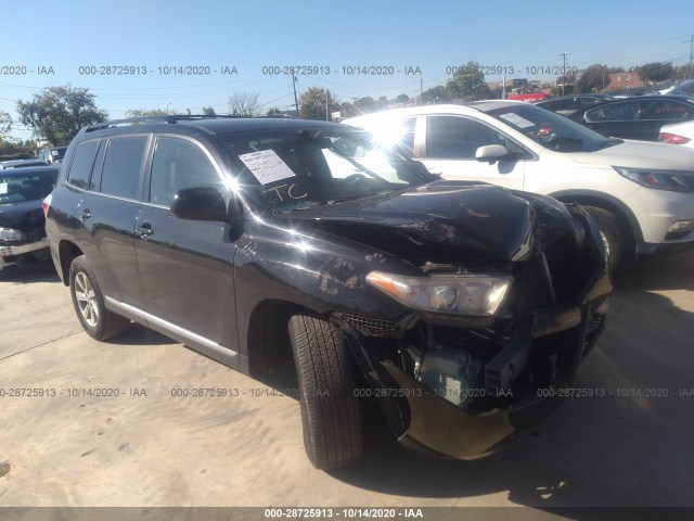 TOYOTA HIGHLANDER 2013 5tdbk3eh3ds196909