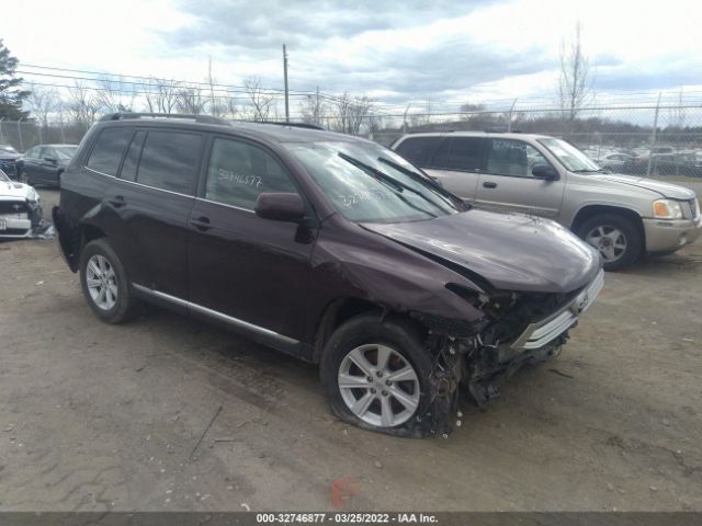 TOYOTA HIGHLANDER 2013 5tdbk3eh3ds212476