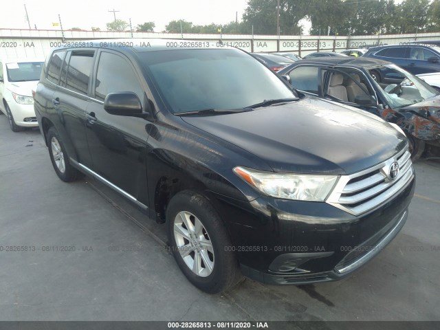 TOYOTA HIGHLANDER 2013 5tdbk3eh3ds214714