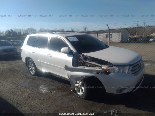 TOYOTA HIGHLANDER 2013 5tdbk3eh3ds221274