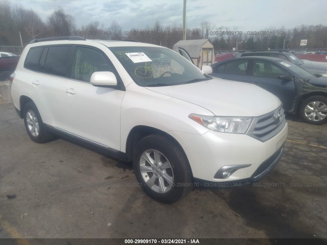 TOYOTA HIGHLANDER 2013 5tdbk3eh3ds226846