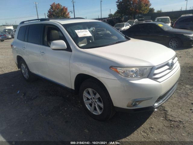 TOYOTA HIGHLANDER 2013 5tdbk3eh3ds233604