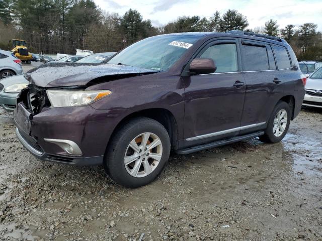 TOYOTA HIGHLANDER 2013 5tdbk3eh3ds236826