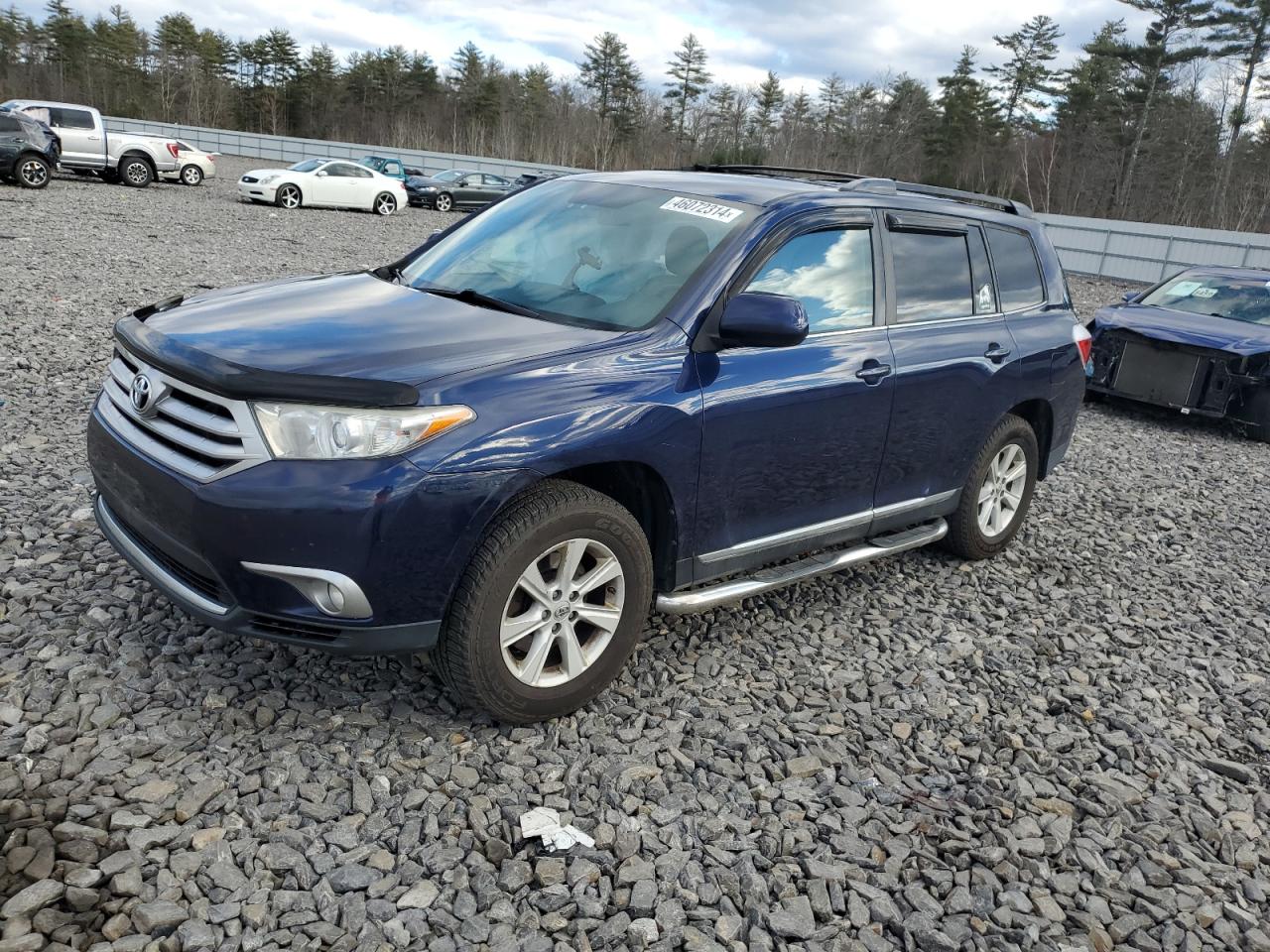 TOYOTA HIGHLANDER 2013 5tdbk3eh3ds238947