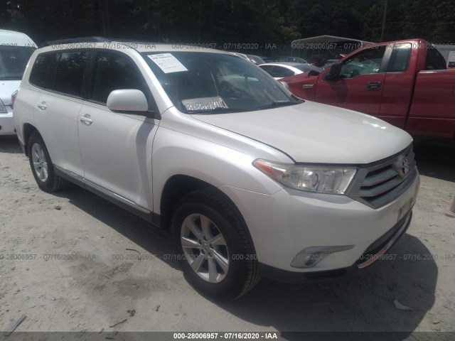 TOYOTA HIGHLANDER 2013 5tdbk3eh3ds246384