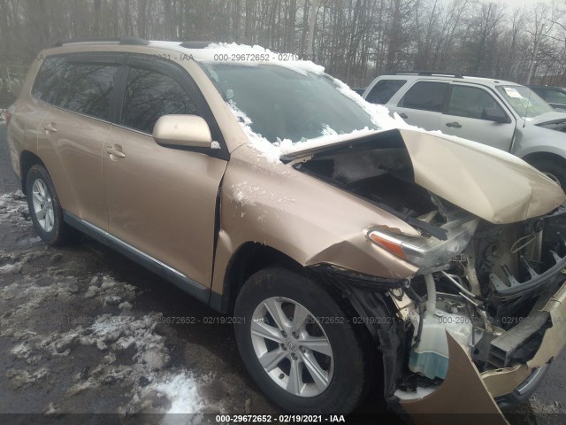 TOYOTA HIGHLANDER 2013 5tdbk3eh3ds273083