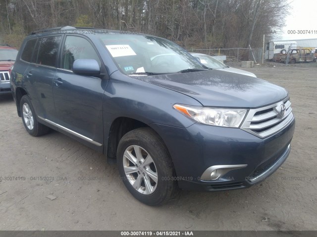 TOYOTA HIGHLANDER 2013 5tdbk3eh3ds274198