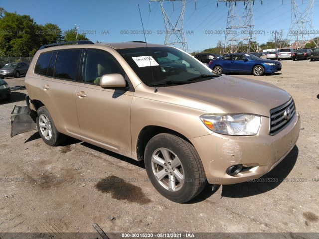 TOYOTA HIGHLANDER 2010 5tdbk3eh4as036856