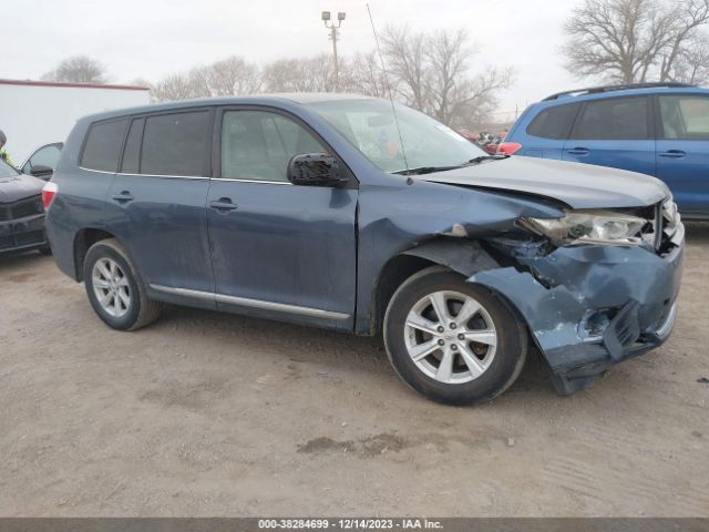 TOYOTA HIGHLANDER 2011 5tdbk3eh4bs055215