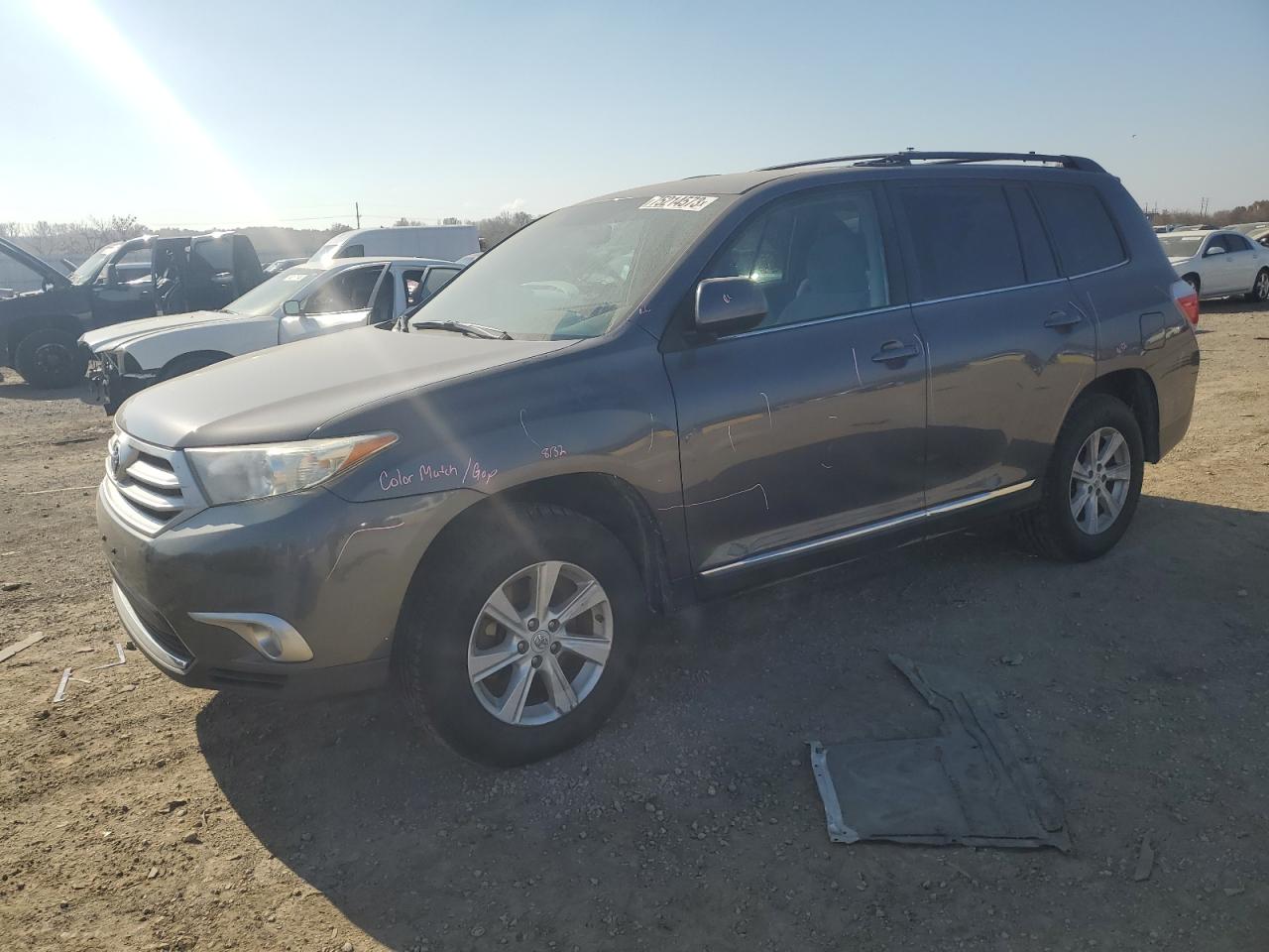 TOYOTA HIGHLANDER 2011 5tdbk3eh4bs074718