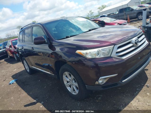 TOYOTA HIGHLANDER 2011 5tdbk3eh4bs076601