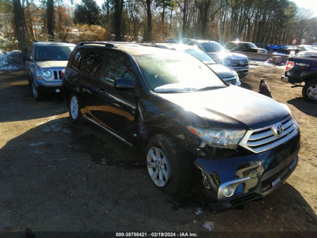 TOYOTA HIGHLANDER 2012 5tdbk3eh4cs100557