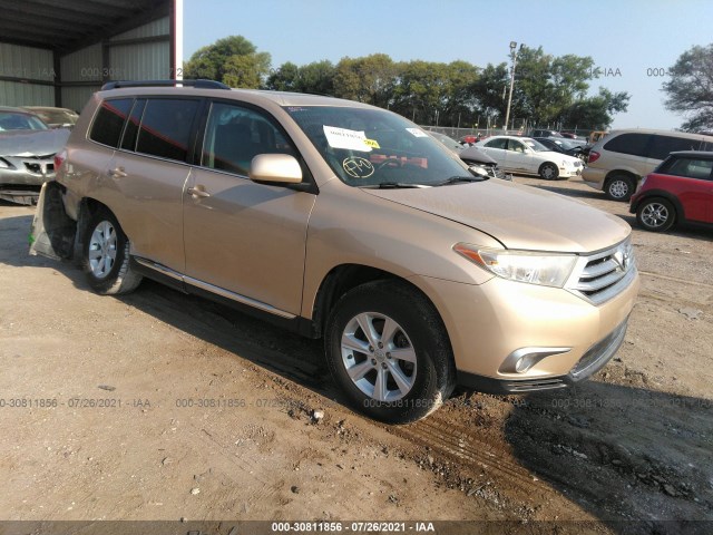 TOYOTA HIGHLANDER 2012 5tdbk3eh4cs119688