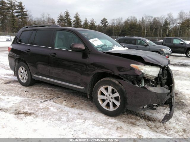 TOYOTA HIGHLANDER 2012 5tdbk3eh4cs123501