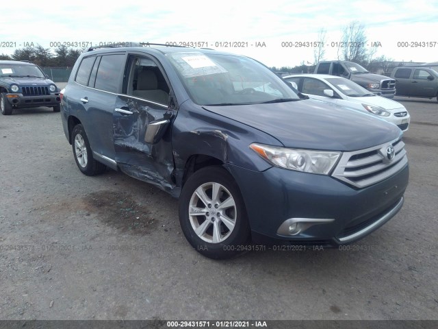 TOYOTA HIGHLANDER 2012 5tdbk3eh4cs125216