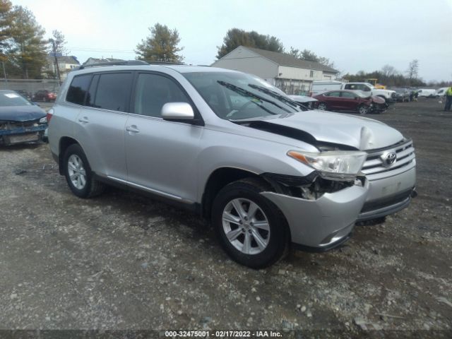 TOYOTA HIGHLANDER 2012 5tdbk3eh4cs129461