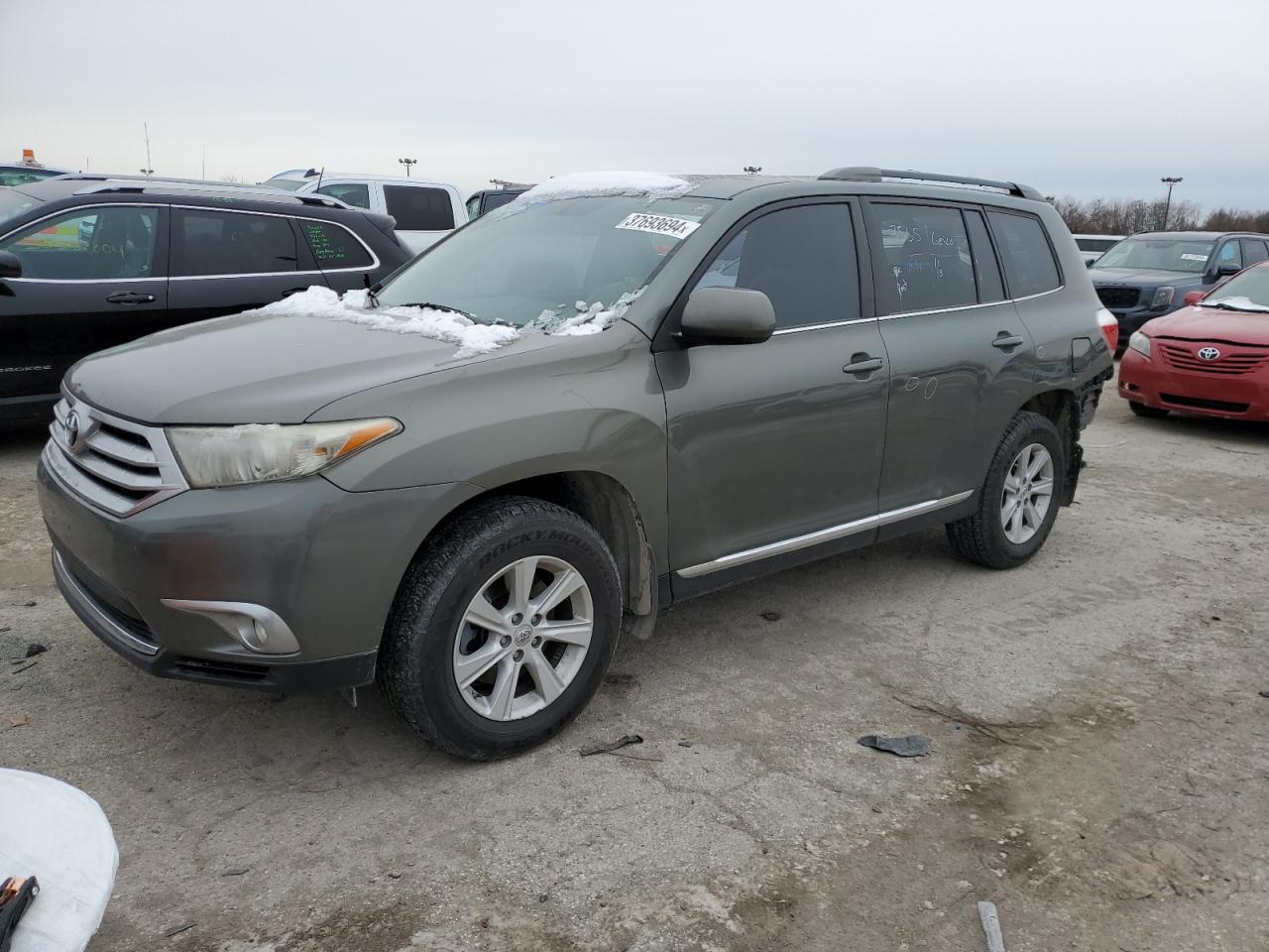 TOYOTA HIGHLANDER 2012 5tdbk3eh4cs135129