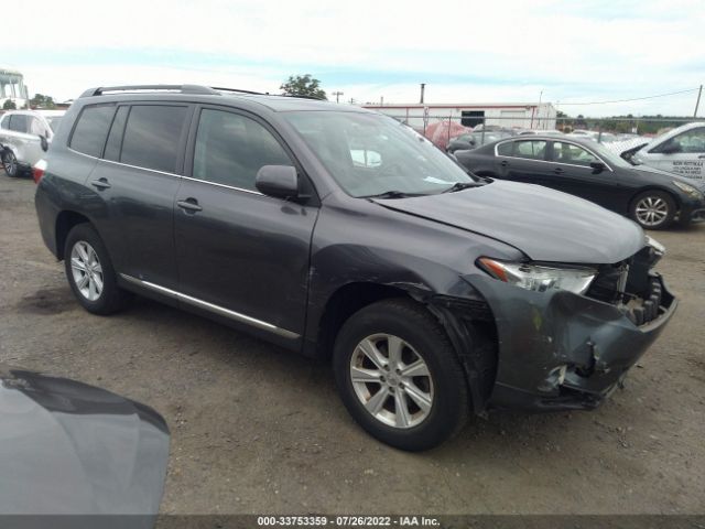 TOYOTA HIGHLANDER 2012 5tdbk3eh4cs138497