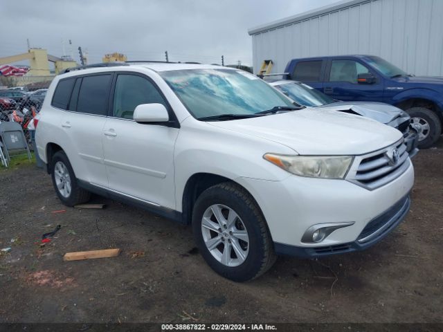 TOYOTA HIGHLANDER 2012 5tdbk3eh4cs141111