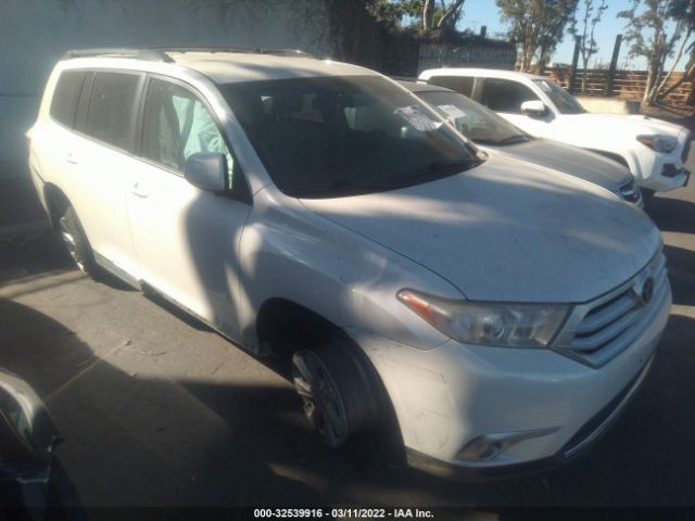 TOYOTA HIGHLANDER 2012 5tdbk3eh4cs141562